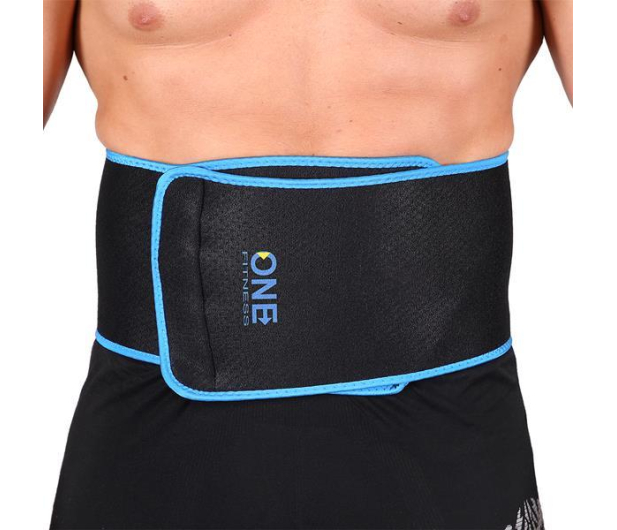 One Fitness Pas wyszczuplający na brzuch One size BR160 Czarny - 1171165 - zdjęcie 4